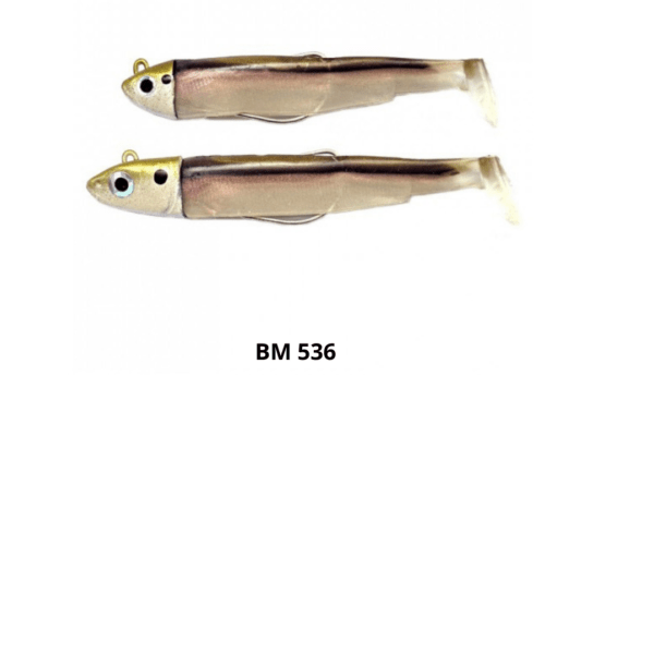 Fiiish Black Minnow No1 70mm Shore 3gr Off Shore 6gr Double Combo
