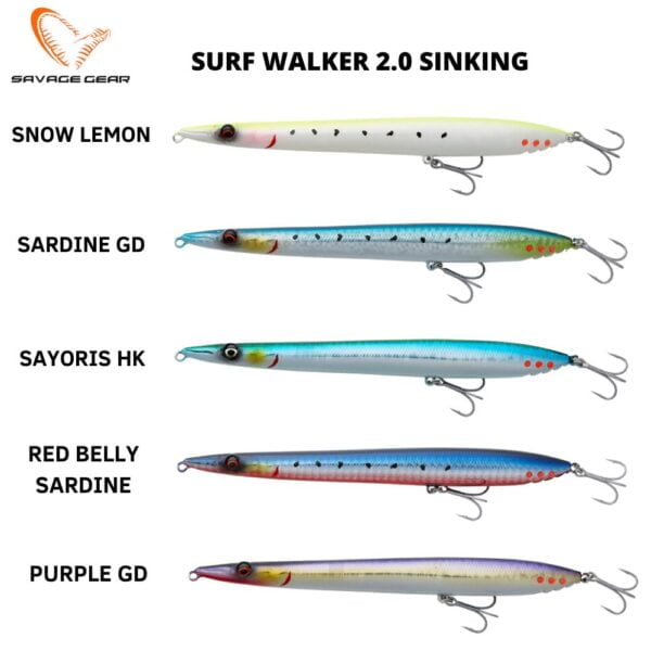 SAVAGE GEAR SURF WALKER 2.0 SINKING